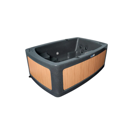 Granite Grey & Teak - DuoSpa S080 - Next Generation Spas