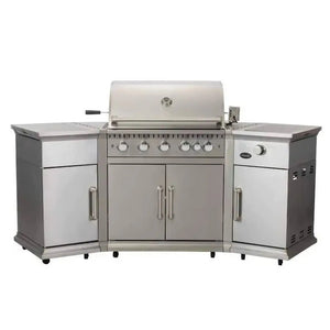 Lifestyle Bahama Island Steel Gas BBQ - Gas BBQ