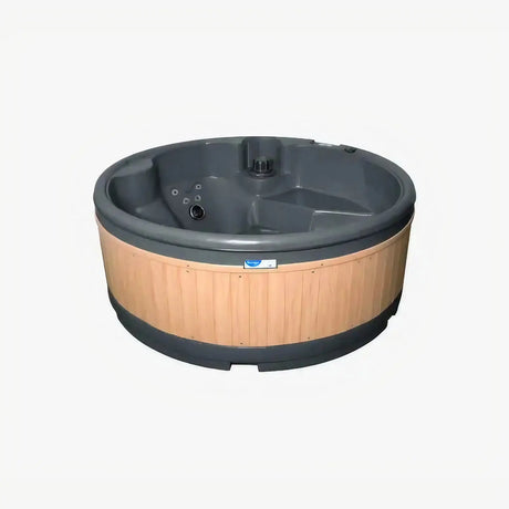 Granite Grey & Teak - Orbis Hot & Cold Tub - Next