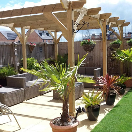 Premium Pergola - 2.4m Width - Wooden Pergolas