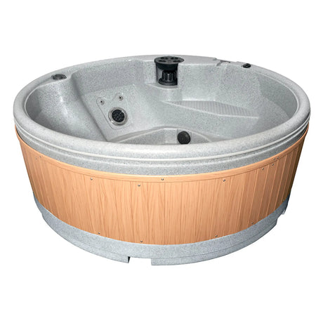 Light Grey & Teak - QuatroSpa - Next Generation Spas