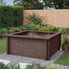 640mm / 1.2m x 1.2m / Rustic Brown - Raised Wooden Pond