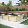 Raised Wooden Pond - Square - Raised Ponds