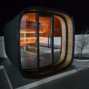 Round Cube Mini - Outdoor Sauna