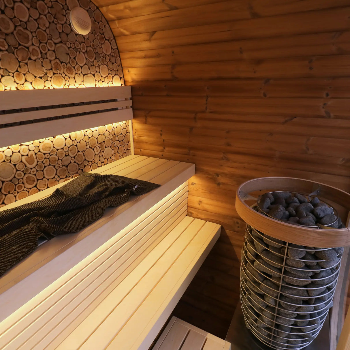 Round Cube Mini - Outdoor Sauna