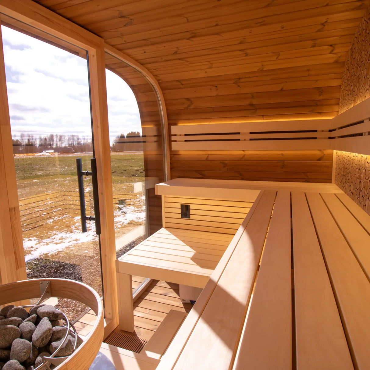 Round Cube Relax - Outdoor Sauna