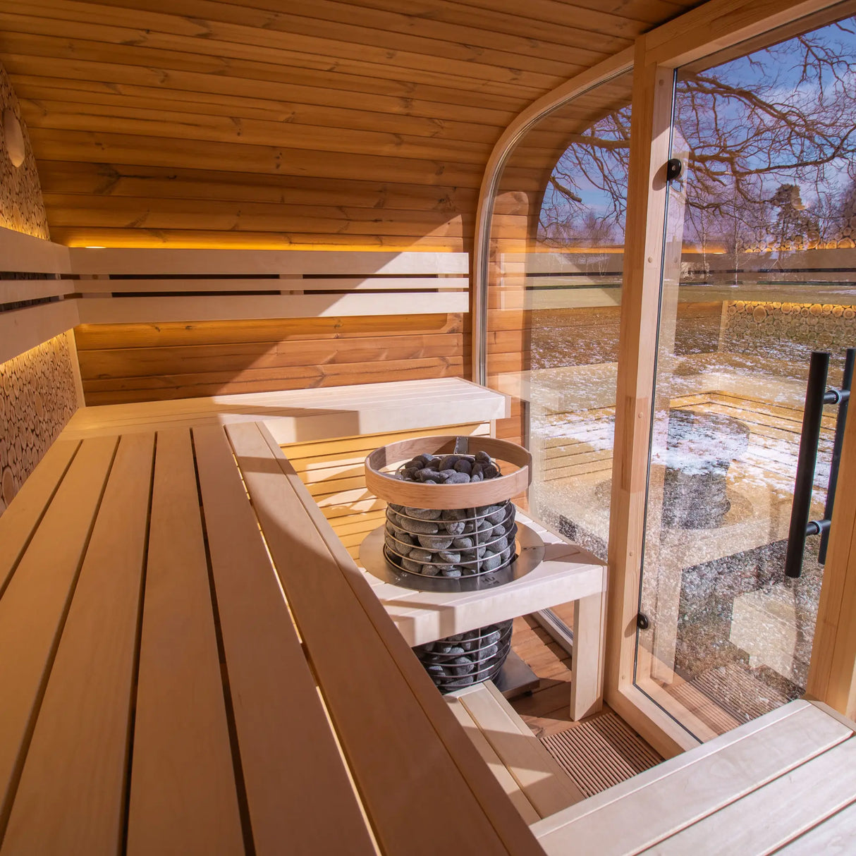 Round Cube Relax - Outdoor Sauna