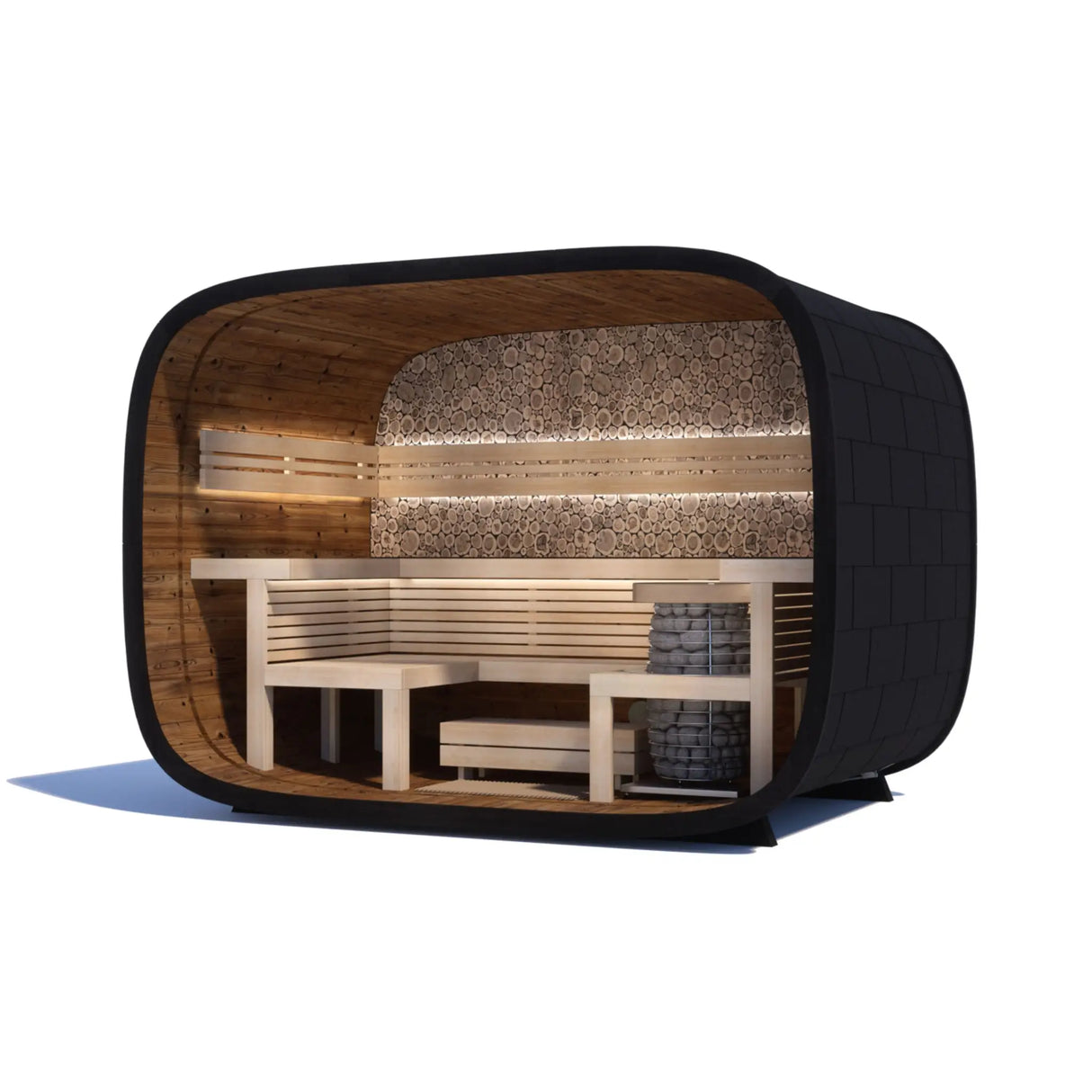 Round Cube Relax - Outdoor Sauna