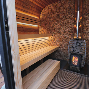 Round Cube Single Sauna - Outdoor Sauna