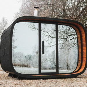 Round Cube Single Sauna - Outdoor Sauna