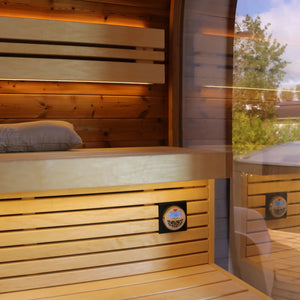 Round Cube Single Sauna - Outdoor Sauna