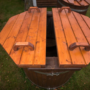 Round Wooden Ice Bath - Ice Baths